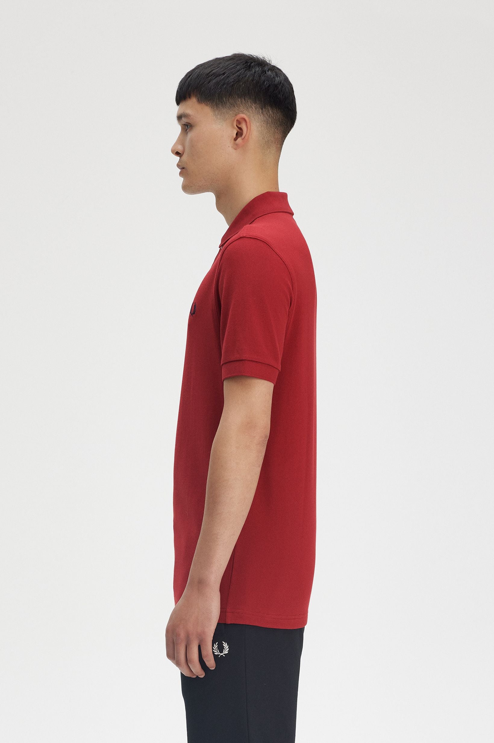 Fred Perry Button Polo Shirt Pure Cotton