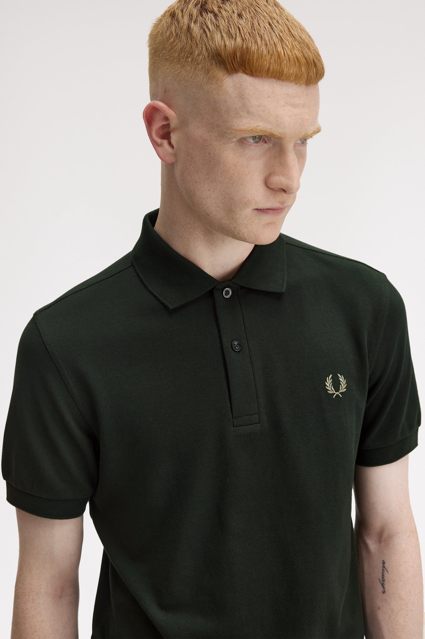 Fred Perry Button Polo Shirt Pure Cotton