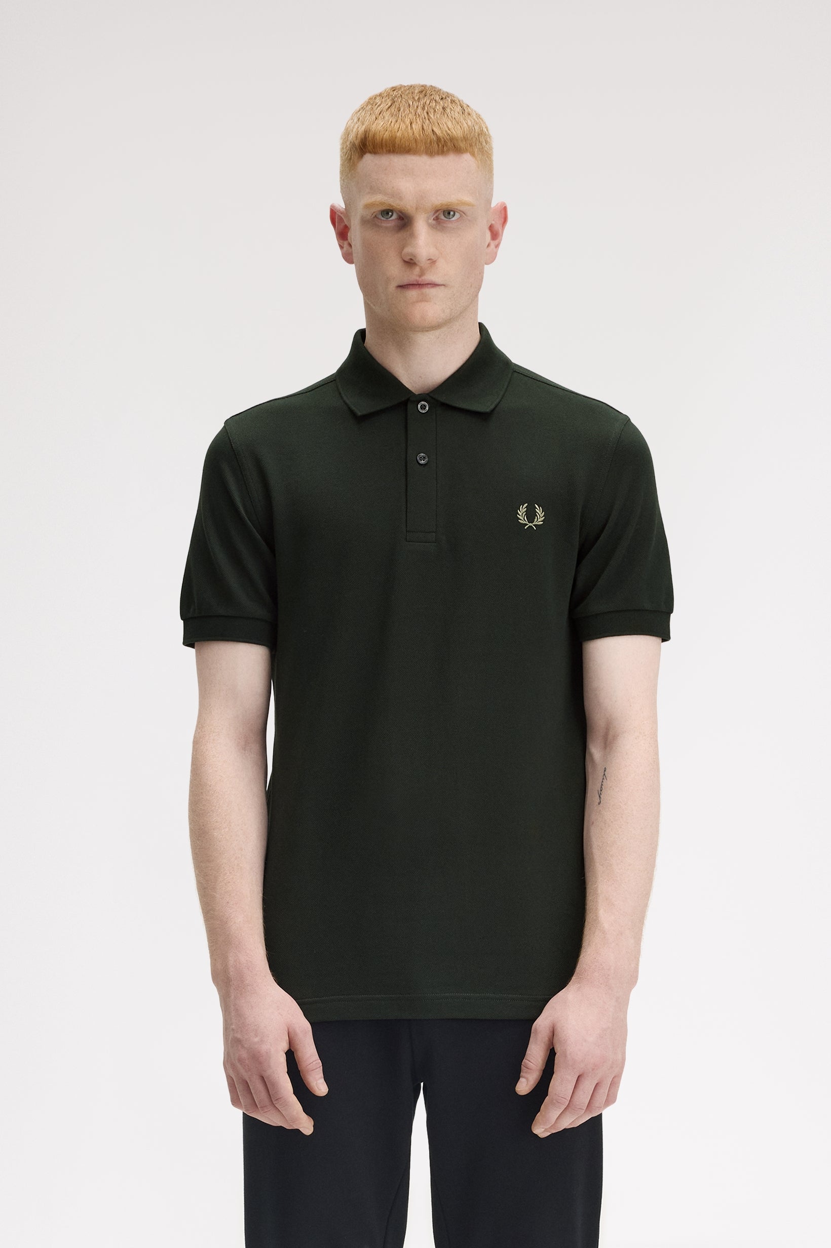 Fred Perry Button Polo Shirt Pure Cotton
