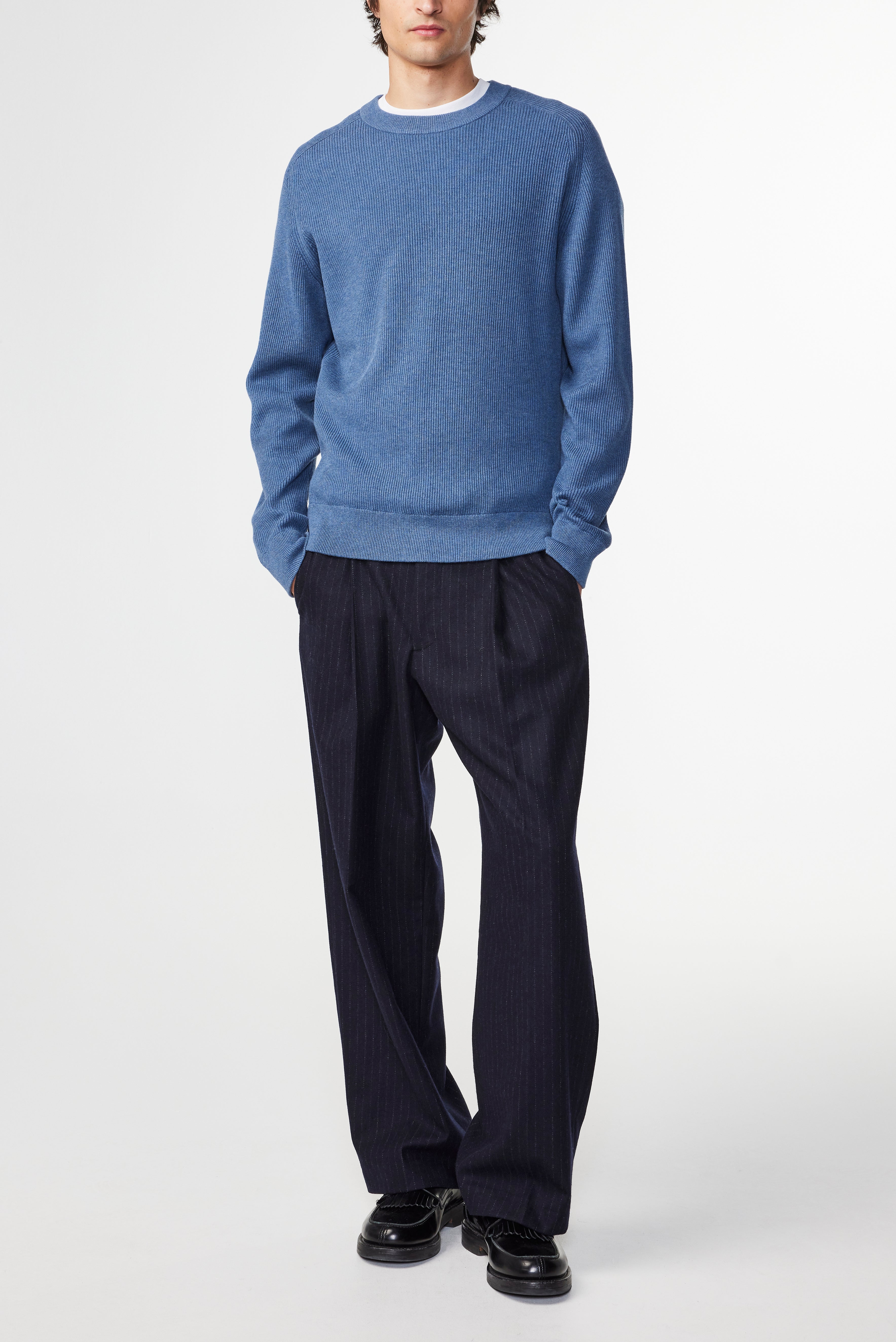 NN07 Kevin Ribbed Organic Cotton Sweater